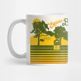 Explore Burkittsville / Blair Witch Retro Stripe Mug